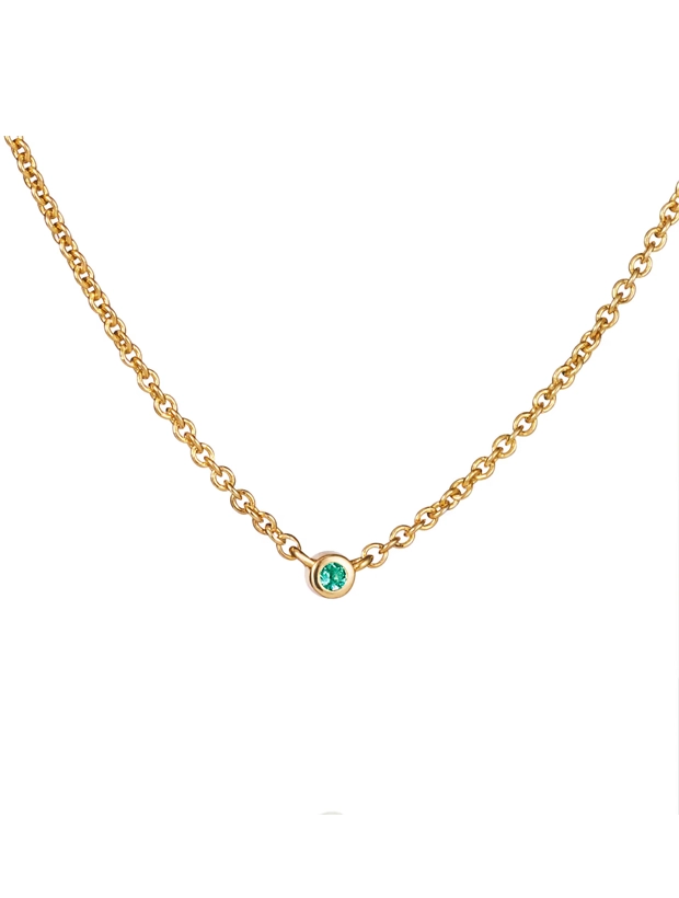 Efva Attling Micro Blink Halsband Grön Emerald 10-108-01897-4045, handla denna klocka online eller i butik hos klockmaster