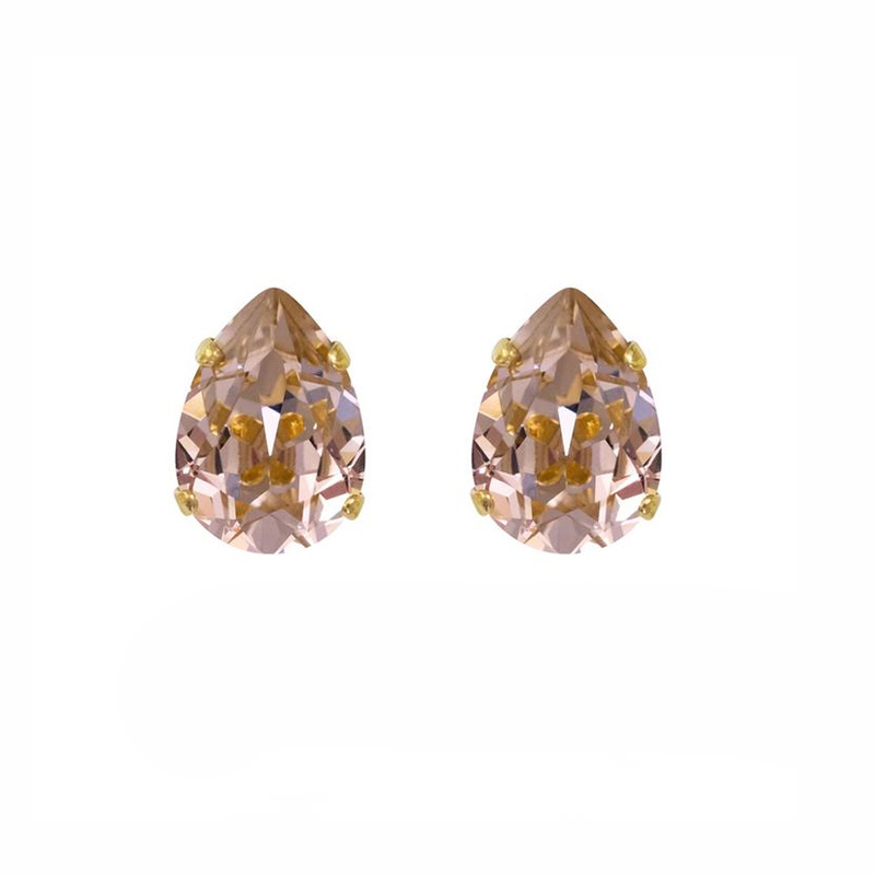Caroline Svedbom Mini Drop Stud Örhängen Guld och rosa  100008100611, handla denna klocka online eller i butik hos klockmaster