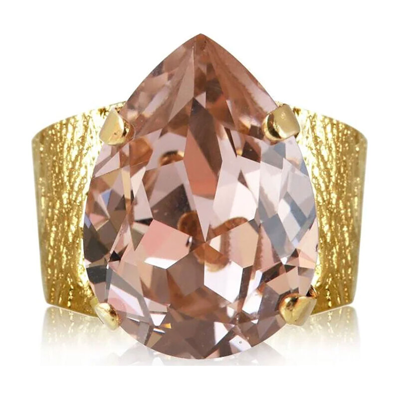 Caroline Svedbom Classic Drop Ring Guld och rosa  100018100615, handla denna klocka online eller i butik hos klockmaster