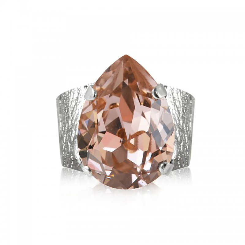 Caroline Svedbom Classic Drop Ring Silver och rosa  100019100615, handla denna klocka online eller i butik hos klockmaster