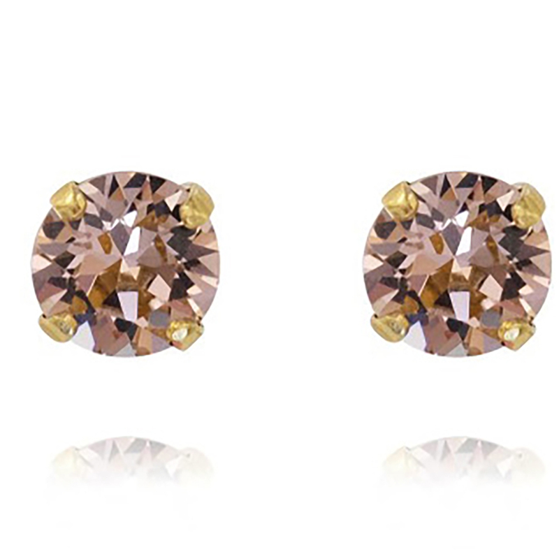 Caroline Svedbom Classic Stud Örhängen Guld och rosa  100023100644, handla denna klocka online eller i butik hos klockmaster