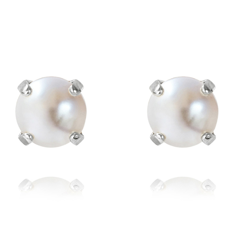 Caroline Svedbom Classic Stud Örhängen Silver och vit  100024116844, handla denna klocka online eller i butik hos klockmaster