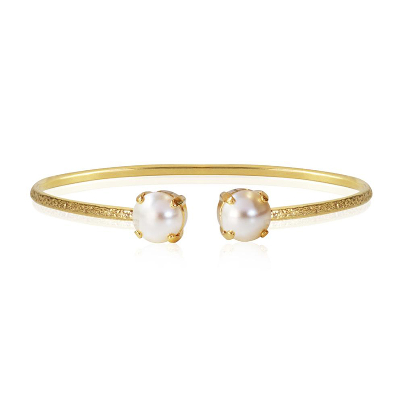 Caroline Svedbom Classic Petite Armband Guld och vit  100080116801, handla denna klocka online eller i butik hos klockmaster