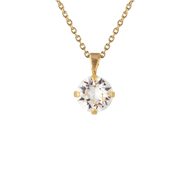 Caroline Svedbom Classic Petite Halsband Guld  100082100143, handla denna klocka online eller i butik hos klockmaster