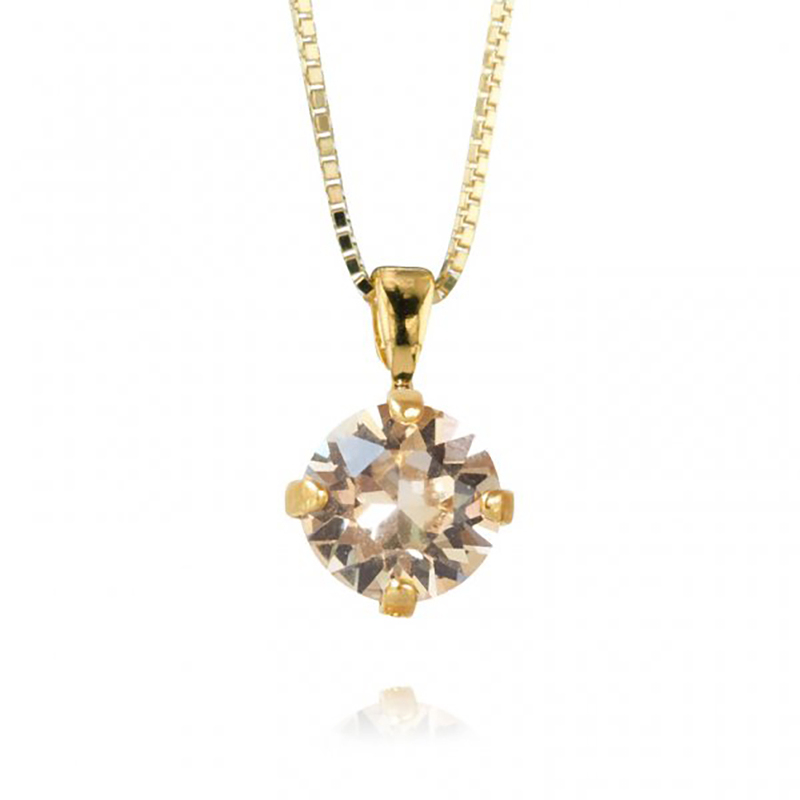 Caroline Svedbom Classic Petite Halsband Guld och rosa  100082100343, handla denna klocka online eller i butik hos klockmaster