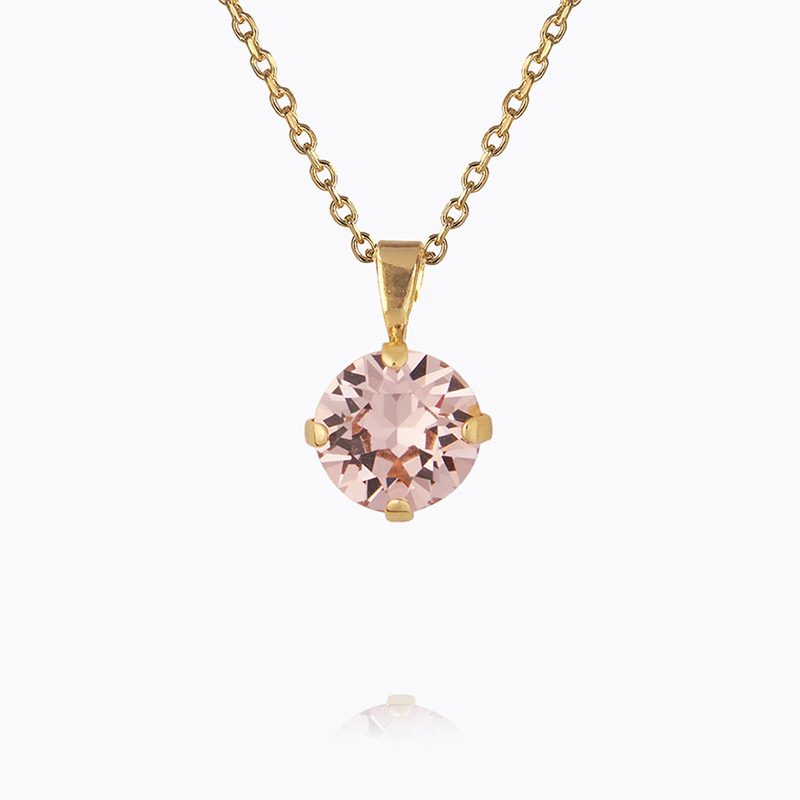 Caroline Svedbom Classic Petite Halsband Guld och rosa  100082100643, handla denna klocka online eller i butik hos klockmaster
