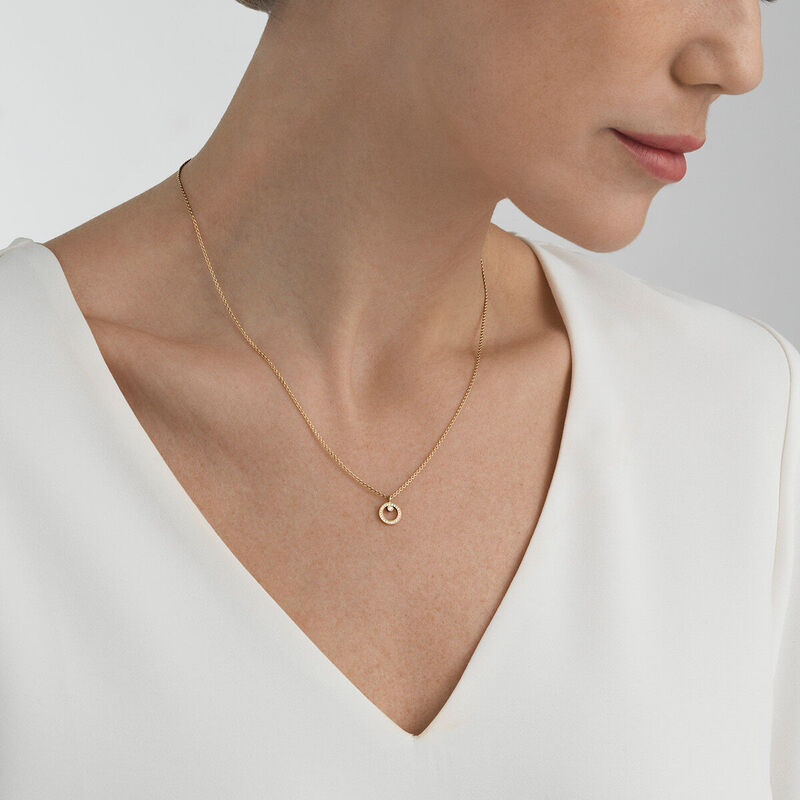 Georg Jensen Halo Hängsmycke 18K 0,06 Ct 10014138, handla denna klocka online eller i butik hos klockmaster