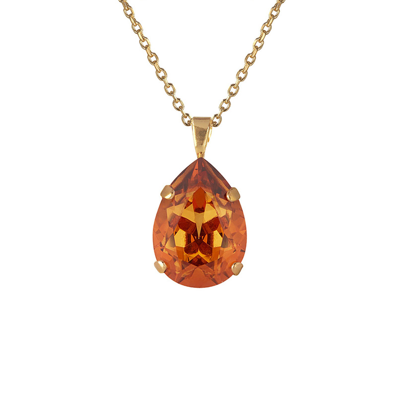 Caroline Svedbom Mini Drop Halsband Guld  100275126501, handla denna klocka online eller i butik hos klockmaster