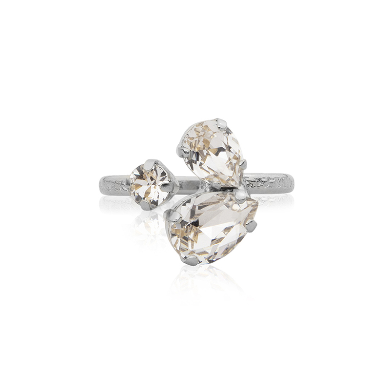 Caroline Svedbom Alisia Ring Rhodium Silver  101207100101, handla denna klocka online eller i butik hos klockmaster