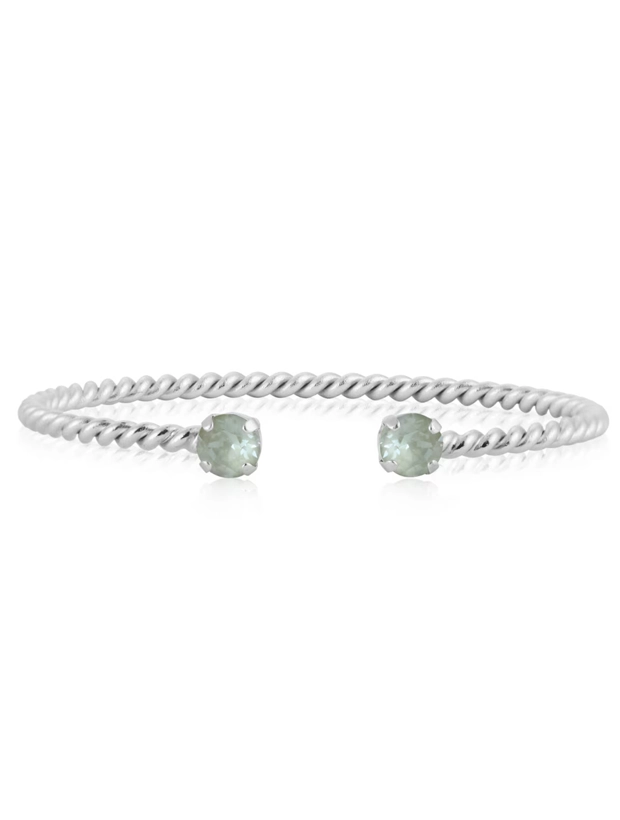 Caroline Svedbom Mini Twisted Armband - Silver / Agave Ignite 101349139401, handla denna klocka online eller i butik hos klockmaster