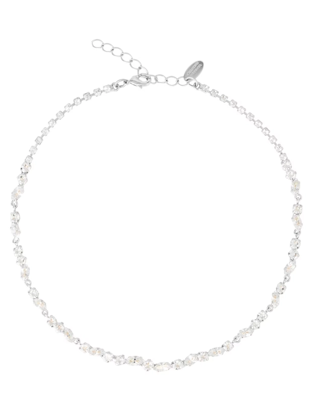 Caroline Svedbom Alelia Halsband - Silver/Crystal 102142100101, handla denna klocka online eller i butik hos klockmaster