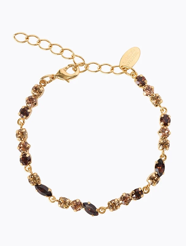 Caroline Svedbom Alelia Armband - Guld / ReCreated Topaz Combo 102143139901, handla denna klocka online eller i butik hos klockmaster