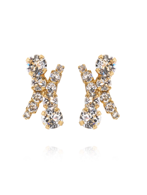 Caroline Svedbom Örhängen Halo Gold Crystal 102145100101, handla denna klocka online eller i butik hos klockmaster