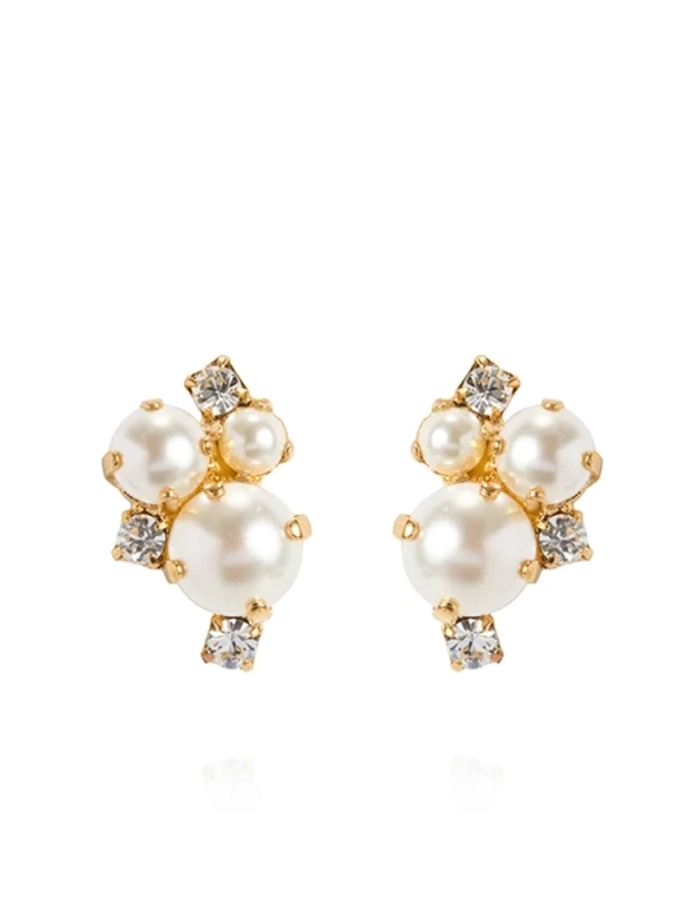 Caroline Svedbom Örhängen Molly Gold Pearl / Crystal 102147108201, handla denna klocka online eller i butik hos klockmaster