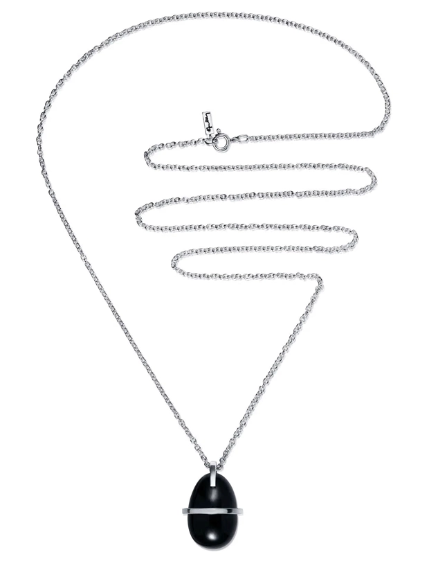 Efva Attling Slick and Black Halsband Silver/Svart 11-100-02436-0080, klocka som du kan handla till bra pris hos oss på Klockmaster.