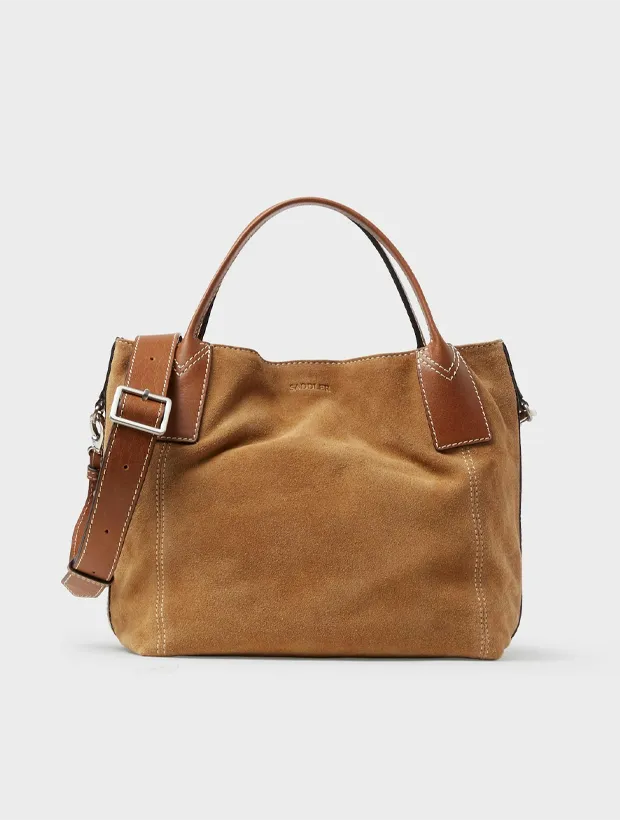 Saddler Inés Mini Toteväska - Ljusbrun 117100456000, klocka som du kan handla till bra pris hos oss på Klockmaster.