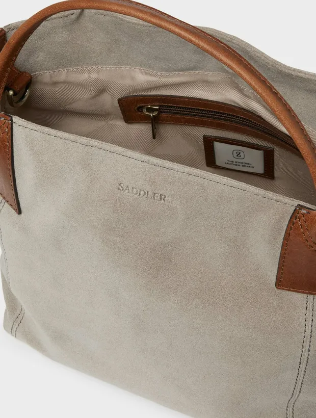 Saddler Inés Mini Toteväska - Grå 117100727000, klocka som du kan handla till bra pris hos oss på Klockmaster.