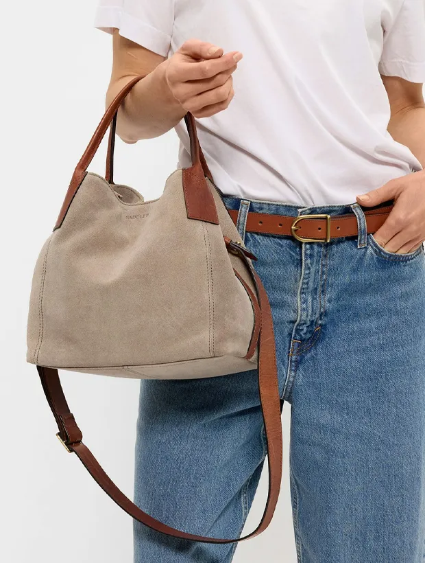Saddler Inés Mini Toteväska - Grå 117100727000, handla denna klocka online eller i butik hos klockmaster
