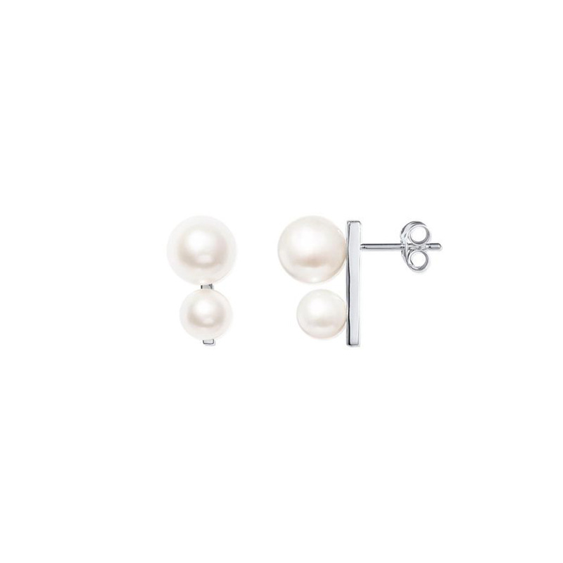 Efva Attling Örhängen Drip Drop Pearl - Vit/Silver 12-100-02226-0000, handla denna klocka online eller i butik hos klockmaster
