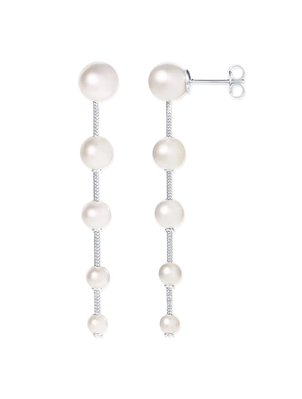 Efva Attling Flowing Pearls Örhängen Silver 12-100-02430-0000, klocka som du kan handla till bra pris hos oss på Klockmaster.