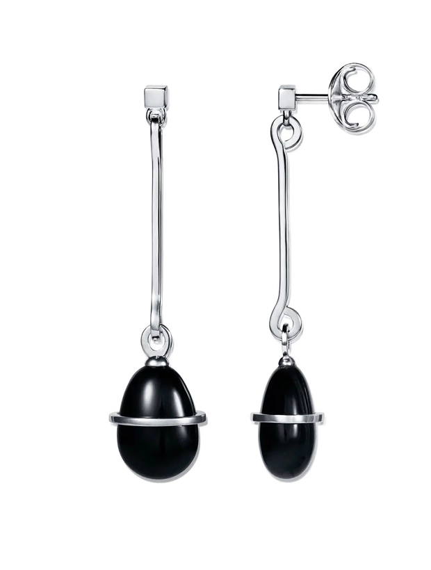 Efva Attling Slick and Black Örhängen Silver/Svart 12-100-02437-0000, klocka som du kan handla till bra pris hos oss på Klockmaster.