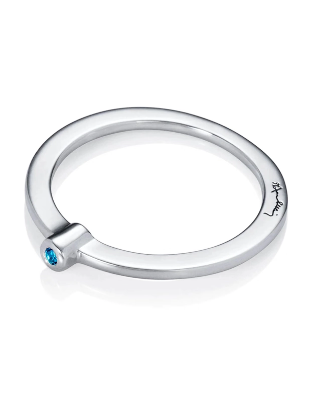Efva Attling Micro Blink Ring Blå Topas 13-100-02423-1700, klocka som du kan handla till bra pris hos oss på Klockmaster.