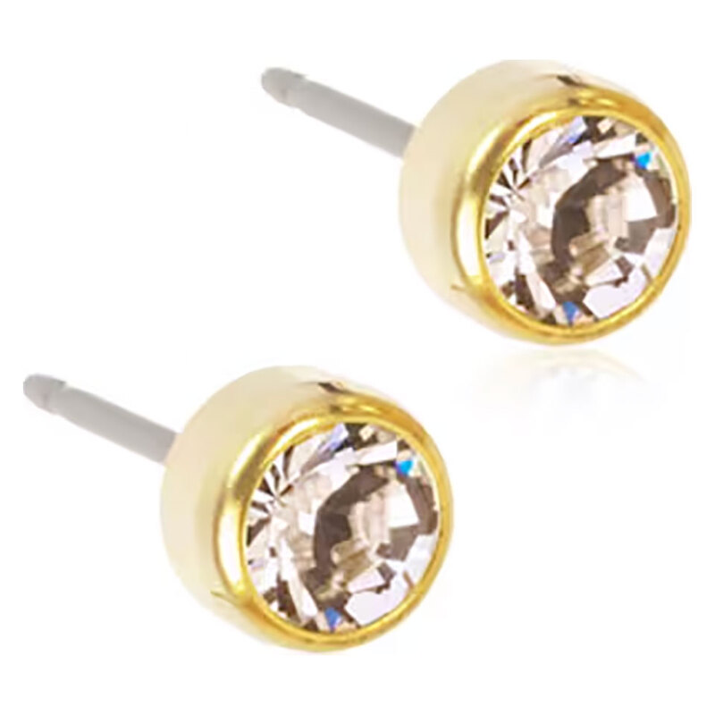 Blomdahl Örhängen Bezel 5mm - Guld 15-1324-01, handla denna klocka online eller i butik hos klockmaster