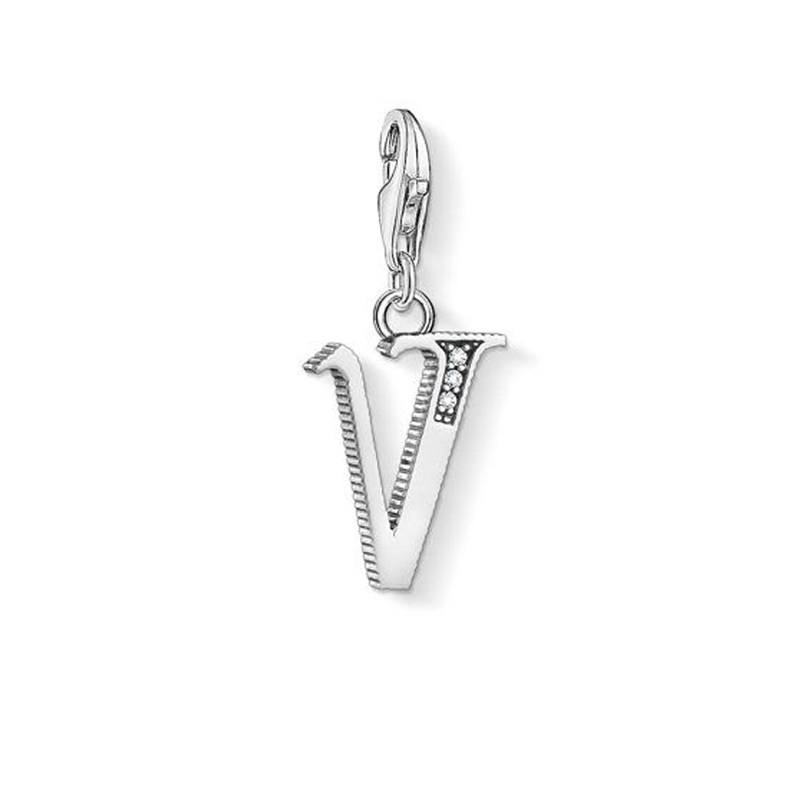 Thomas Sabo Charm Pendant Bokstav V 1602-643-21, handla denna klocka online eller i butik hos klockmaster