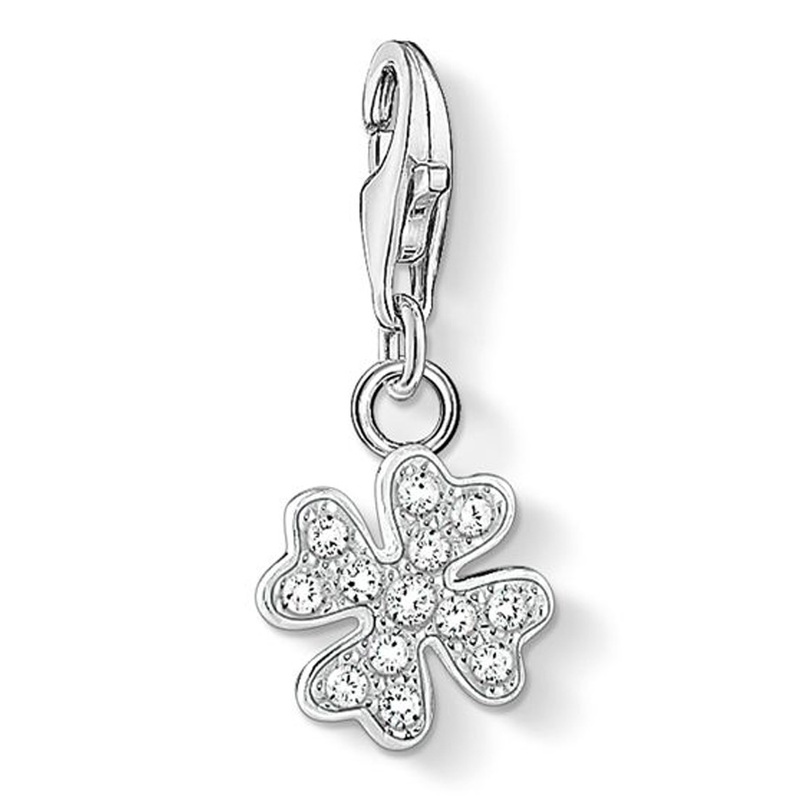 Thomas Sabo Charm Pendant Cloverleaf - Silver 1797-051-14, handla denna klocka online eller i butik hos klockmaster