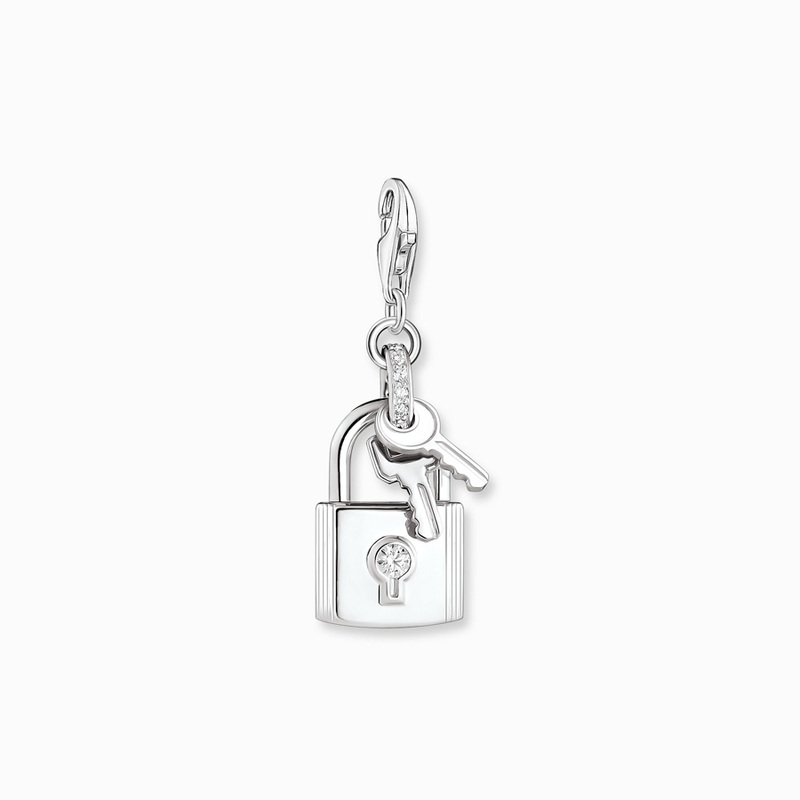 Thomas Sabo Charm Pendant Hänglås - Silver 1875-051-14, handla denna klocka online eller i butik hos klockmaster