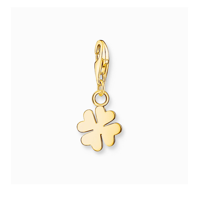 Thomas Sabo Charm Pendant Fyrklöver - Guld 1991-413-39, handla denna klocka online eller i butik hos klockmaster
