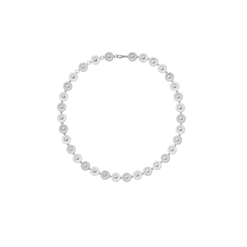 Georg Jensen Daisy Single Row Halsband Silver  20001314, handla denna klocka online eller i butik hos klockmaster