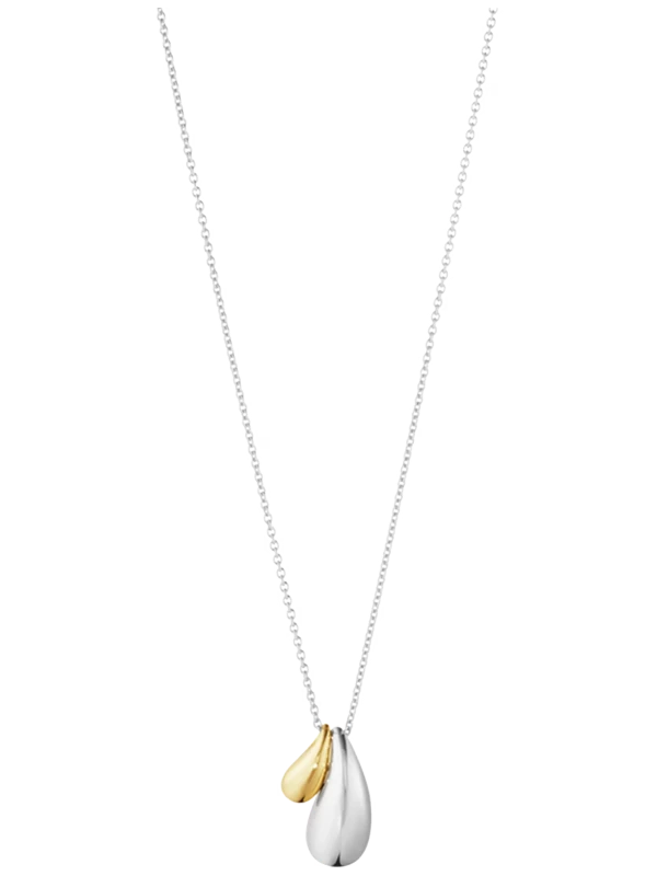 Georg Jensen Reflect Dubbelt Hänge - Silver/Guld 20001845, handla denna klocka online eller i butik hos klockmaster