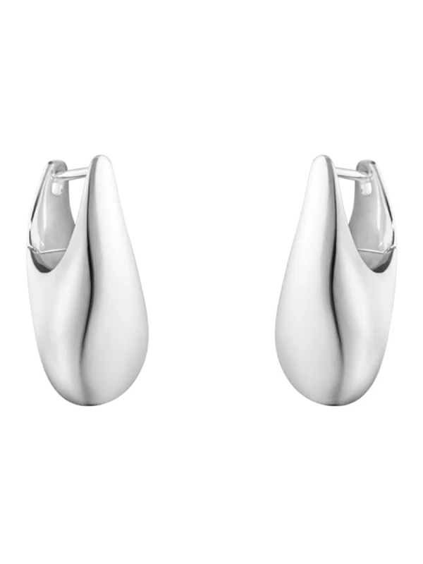 Georg Jensen Örhängen Small Reflect - Silver 20001972, handla denna klocka online eller i butik hos klockmaster