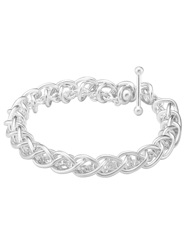 Georg Jensen Armband Weft Medium - Silver 20002033000M, handla denna klocka online eller i butik hos klockmaster