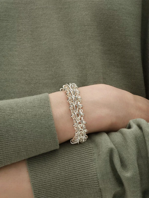 Georg Jensen Armband Weft - Silver 20002034000M, klocka som du kan handla till bra pris hos oss på Klockmaster.