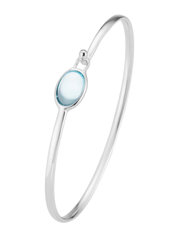 Georg Jensen Torun Armring Medium - Silver/Blå 20002074000M, handla denna klocka online eller i butik hos klockmaster