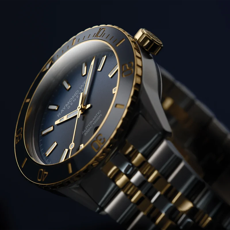 Raymond Weil Freelancer Diver 42mm, klocka som du kan handla till bra pris hos oss på Klockmaster.