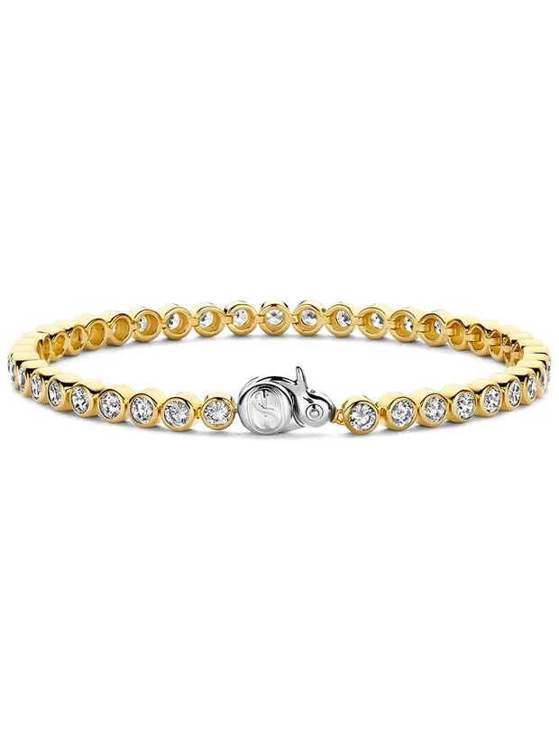 Ti Sento Round Tennis Armband Medium - Guld 2842ZY/M-18CM, handla denna klocka online eller i butik hos klockmaster