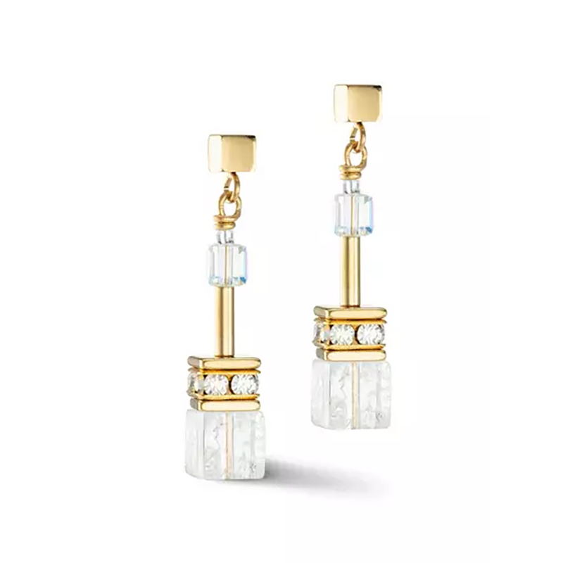 Coeur de Lion Örhängen med stift White-Gold Guld  301821-1416, handla denna klocka online eller i butik hos klockmaster