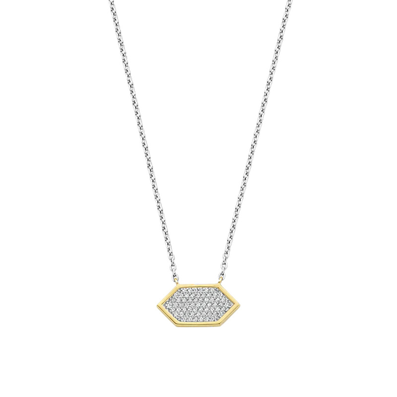 Ti Sento Milano Halsband - Silver och Guld 34040ZY42, handla denna klocka online eller i butik hos klockmaster