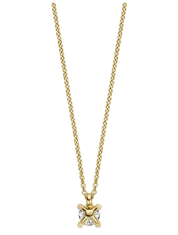 Ti Sento Classic Zirconia Halsband - Guld 34087ZY/42, klocka som du kan handla till bra pris hos oss på Klockmaster.