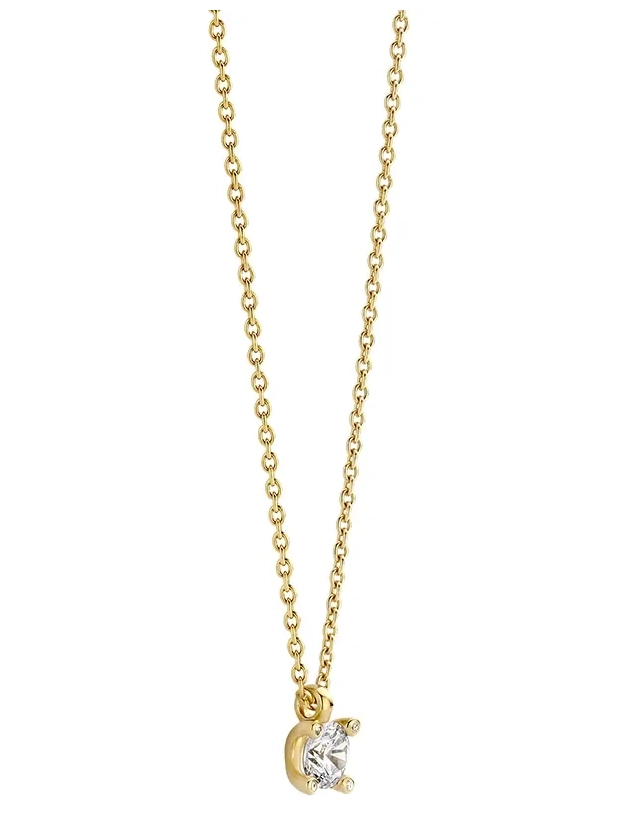 Ti Sento Classic Zirconia Halsband - Guld 34087ZY/42, klocka som du kan handla till bra pris hos oss på Klockmaster.