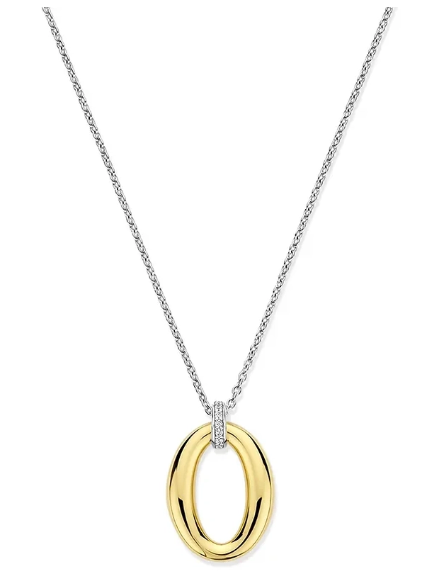 Ti Sento Classic Soft Oval Halsband - Guld 34091ZY/42, handla denna klocka online eller i butik hos klockmaster