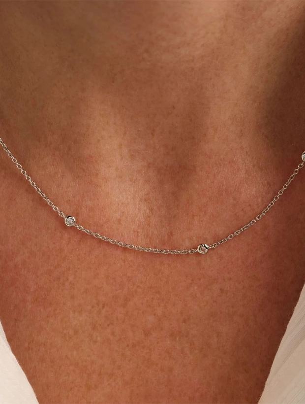 Ti Sento Basic Zirconia Halsband 42cm - Silver 3978ZI/42, klocka som du kan handla till bra pris hos oss på Klockmaster.