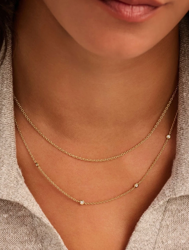 Ti Sento Basic Zirconia Halsband 42cm - Guld 3978ZY/42, klocka som du kan handla till bra pris hos oss på Klockmaster.