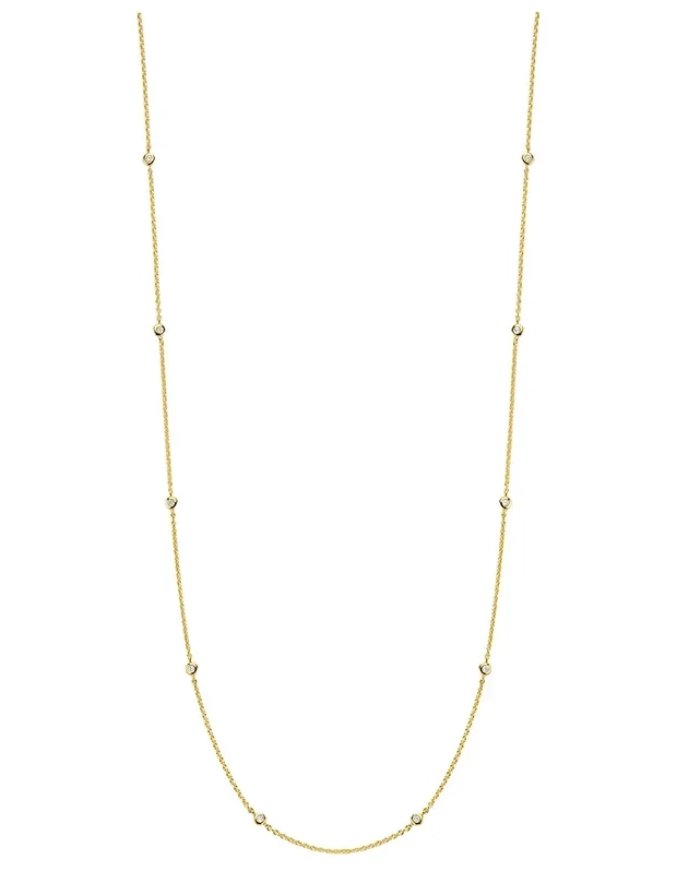 Ti Sento Basic Zirconia Halsband 42cm - Guld 3978ZY/42, handla denna klocka online eller i butik hos klockmaster