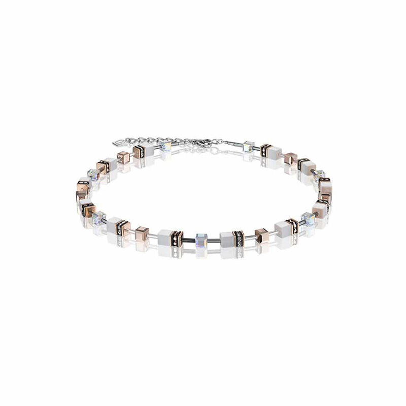 Coeur de Lion Halsband GeoCUBE  401610-1400, handla denna klocka online eller i butik hos klockmaster
