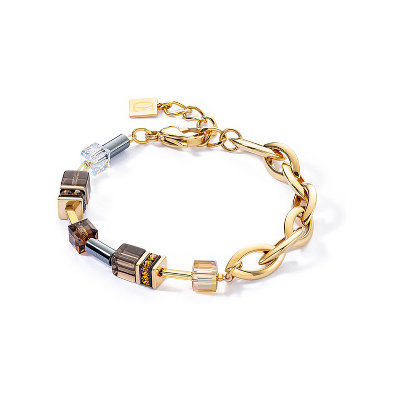 Coeur de Lion Armband Brown-Gold  452430-1116, handla denna klocka online eller i butik hos klockmaster