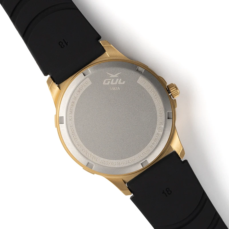 GUL No 2 Gul/Svart 36mm, klocka som du kan handla till bra pris hos oss på Klockmaster.